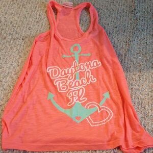 Daytona Beach FL Coral Tank Top